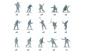 Airfix Modellbygge A00705V WWII German Infantry
