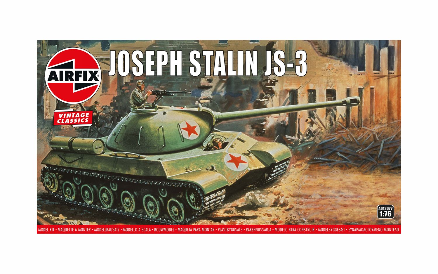 Airfix Modellpansarvagn A01307V Joseph Stalin JS3 Russian Tank