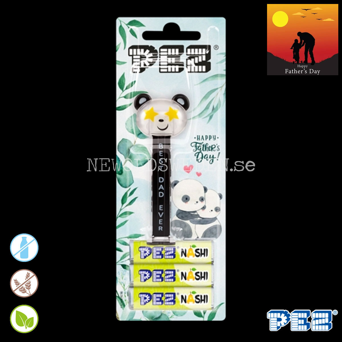 PEZ Dispenser SPECIAL CRYSTAL PANDA BOY (Father's Day 2024) Limited Edition - PE32 - 2