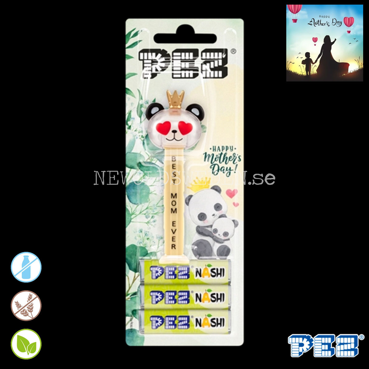 PEZ Dispenser SPECIAL CRYSTAL PANDA BOY (Mother's Day 2024) Limited Edition - PE32 - 2