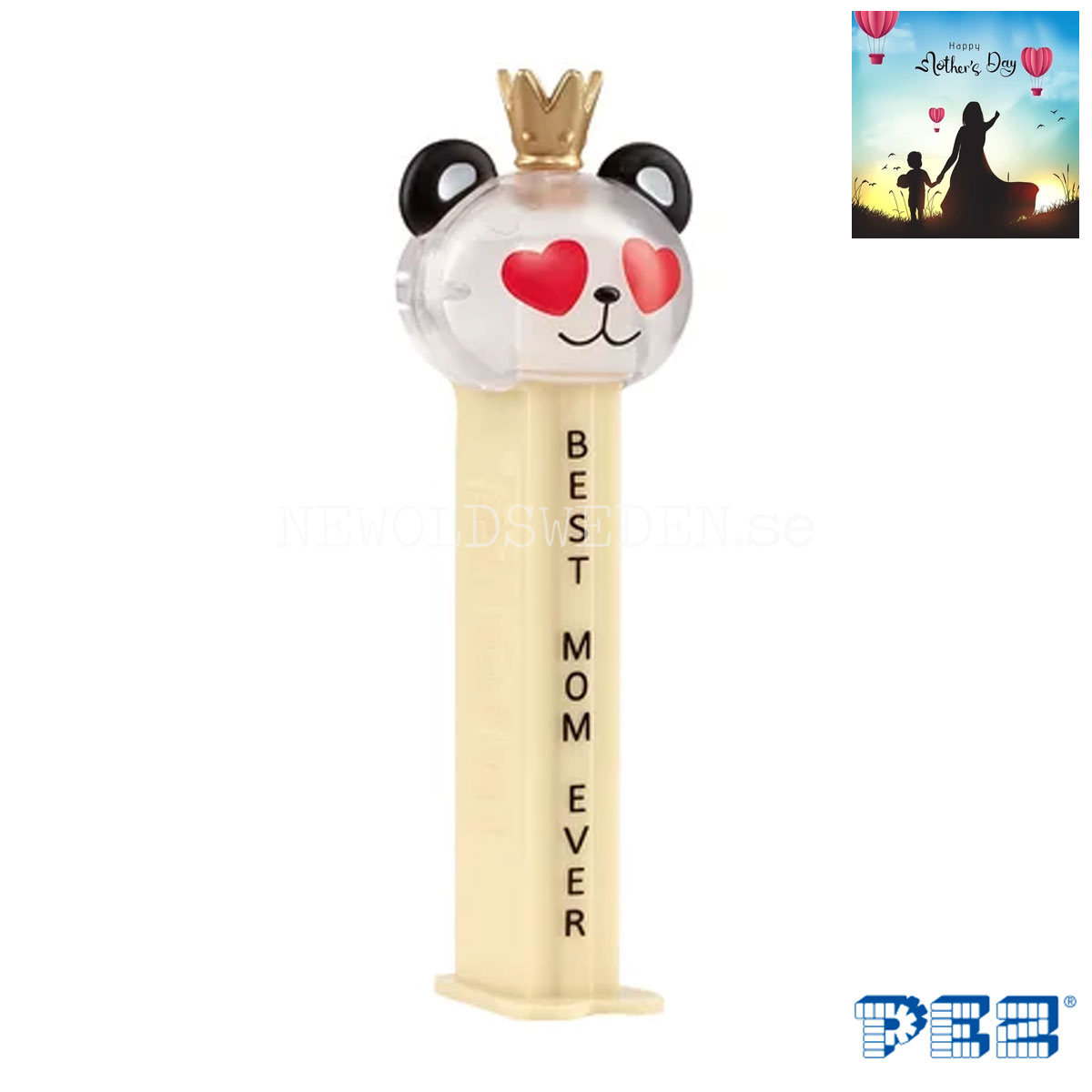 PEZ Dispenser SPECIAL CRYSTAL PANDA BOY (Mother's Day 2024) Limited Edition - PE32