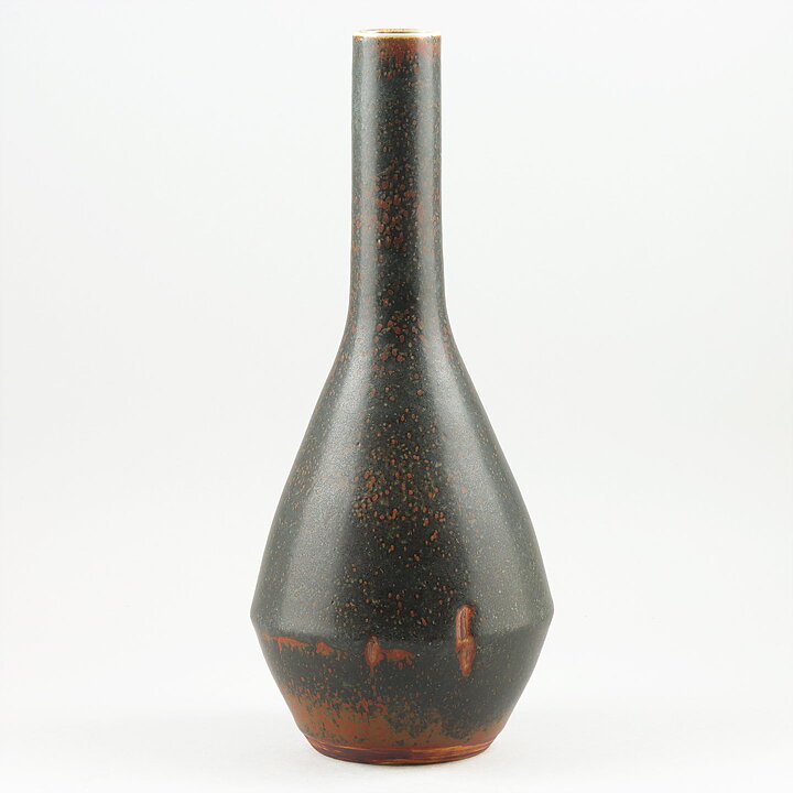 Carl-Harry Stålhane (1960s) Unique Brown Vase 24 cm