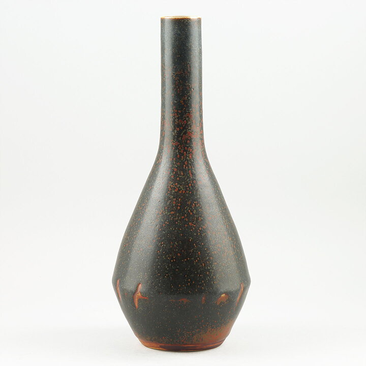 Carl-Harry Stålhane (1960s) Unique Brown Vase 24 cm