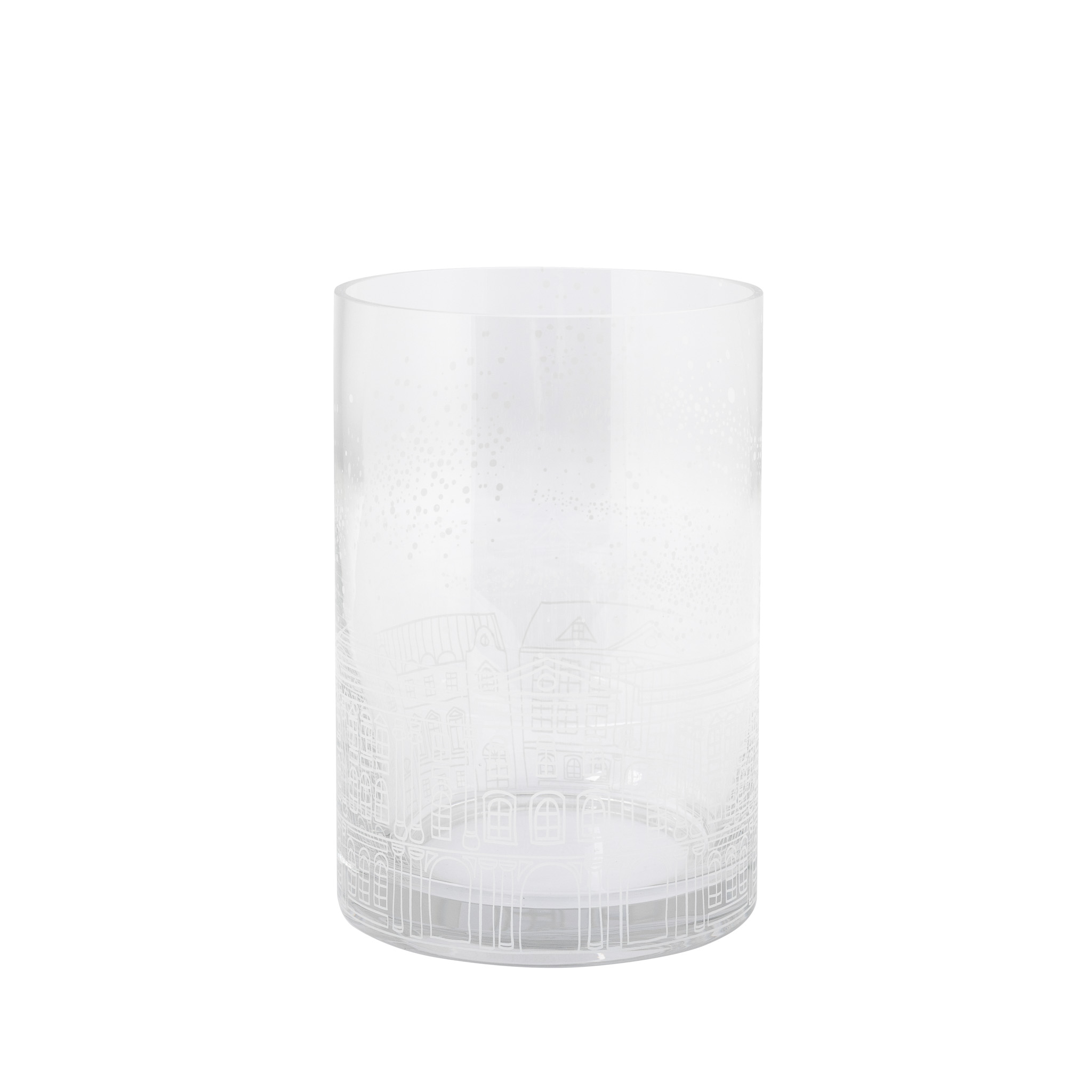House - Candlestick - Lantern - Vase - 12x18 cm - Large - 3