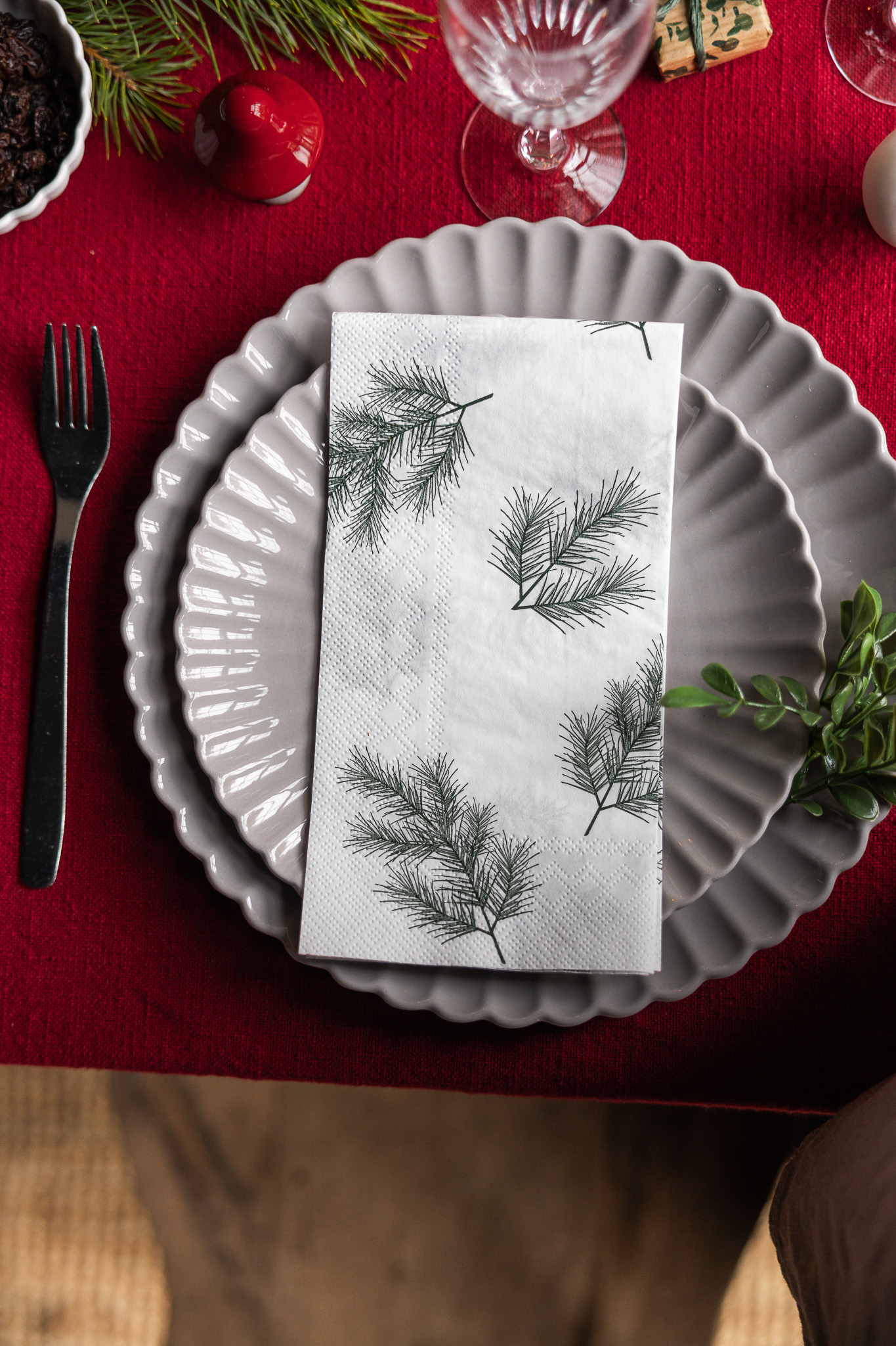 Winter fir napkin 16-pack - 2