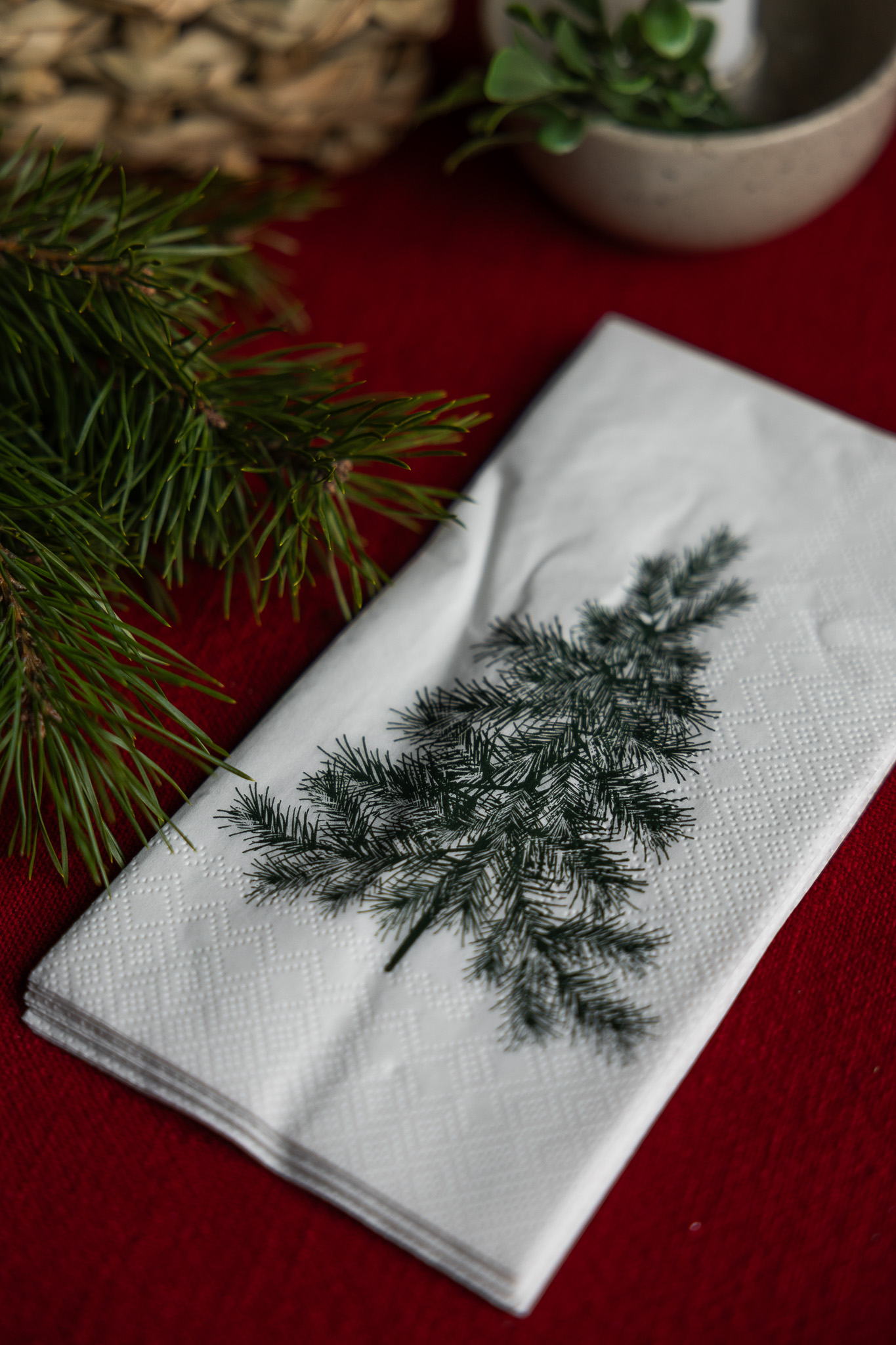 Christmas tree napkin 16-pack - 3
