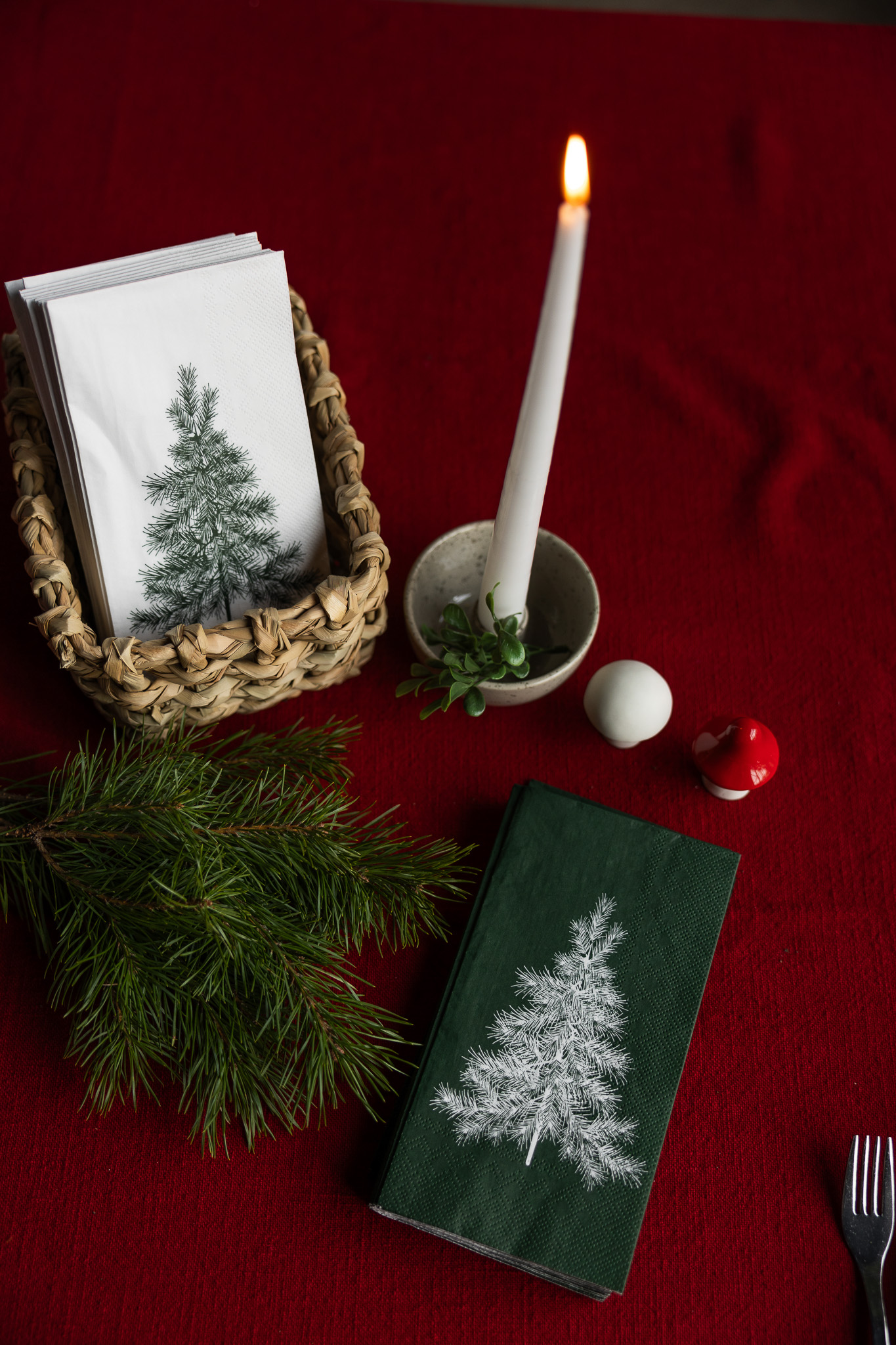Christmas tree napkin 16-pack - 5