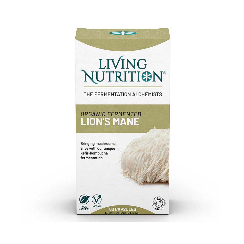 Organic Fermented Lion's Mane 60 kapslar Living Nutrition