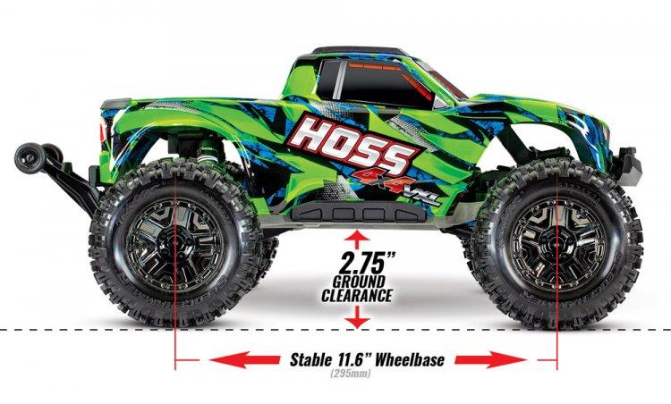 Traxxas HOSS 4x4 VXL 1/10 RTR TQi TSM Grön - 24