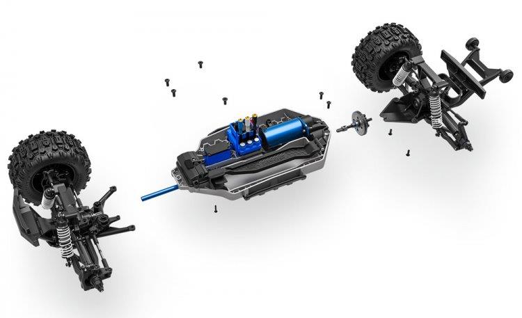 Traxxas HOSS 4x4 VXL 1/10 RTR TQi TSM Grön - 17