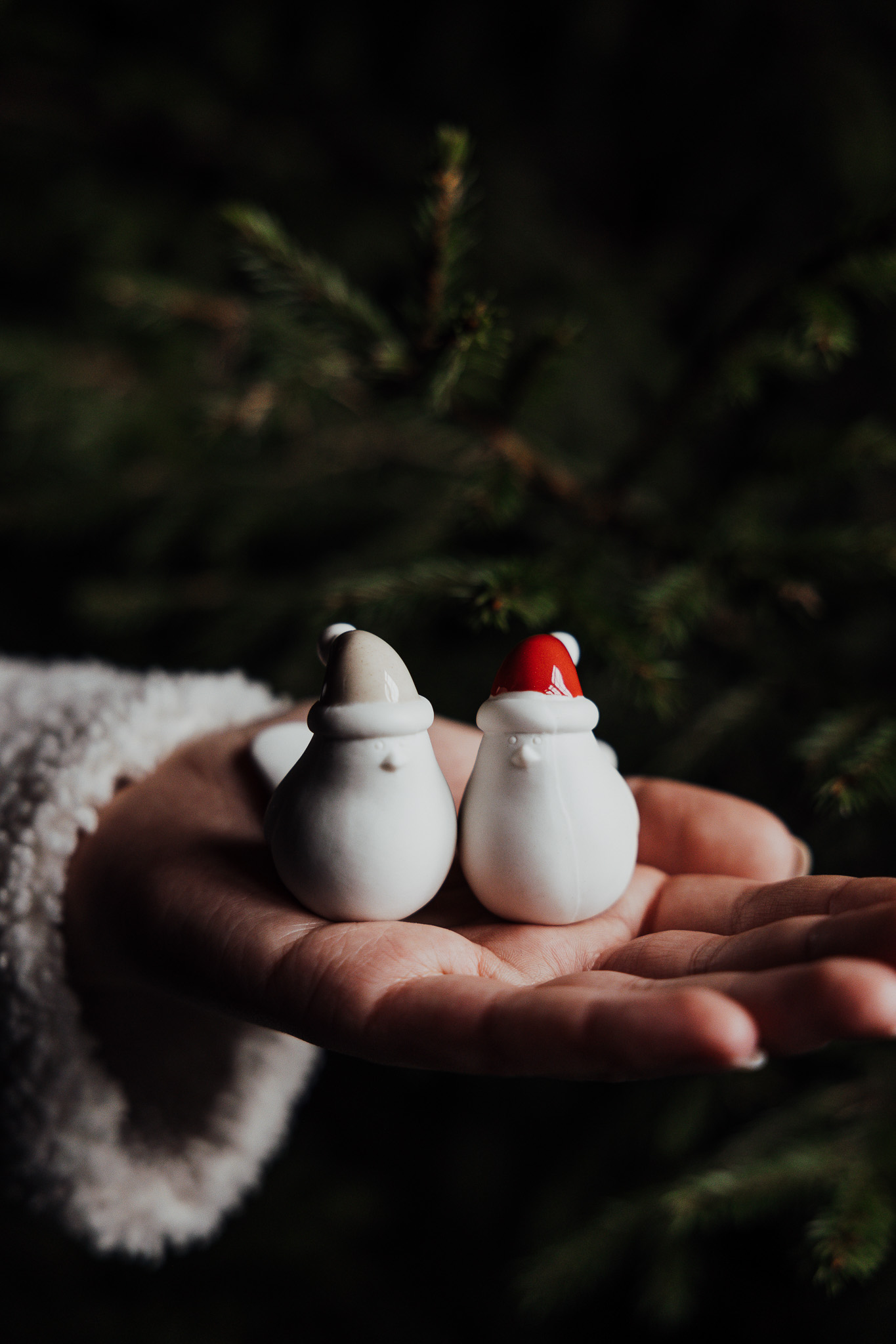 Elin - Fågel - Tomte - Röd - 5,5x3x5 cm - 2