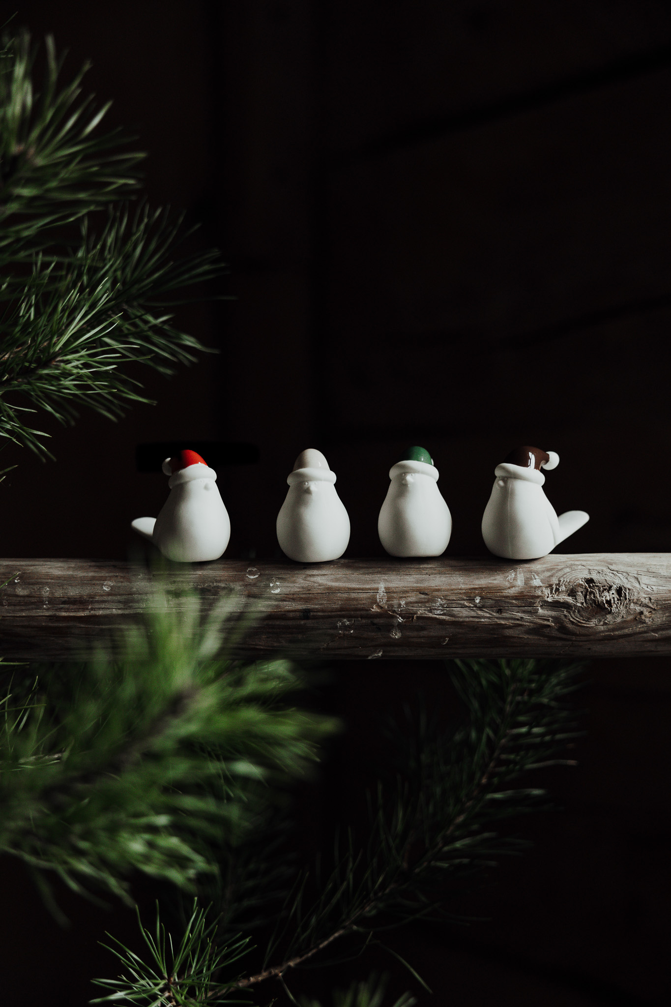 Elin - Fågel - Tomte - Röd - 5,5x3x5 cm - 3