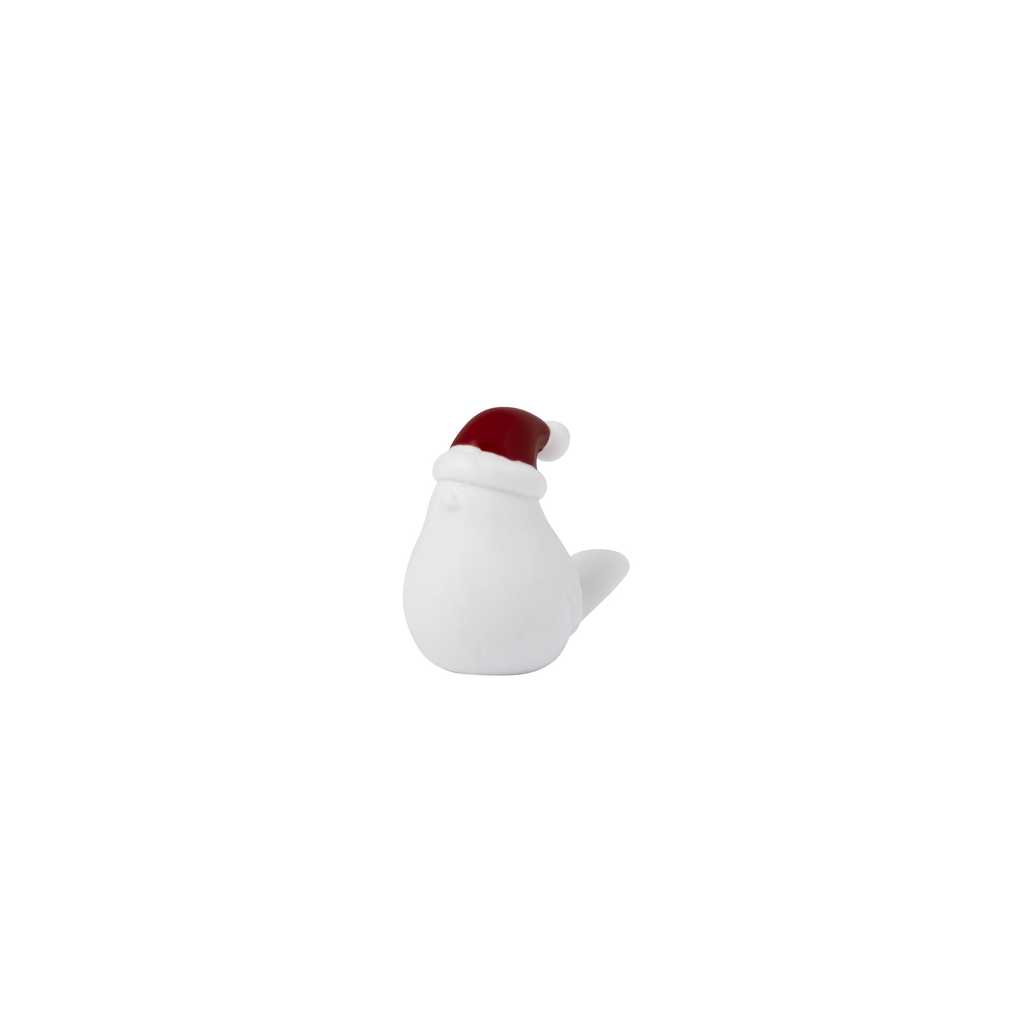 Elin - Fågel - Tomte - Röd - 5,5x3x5 cm - 4