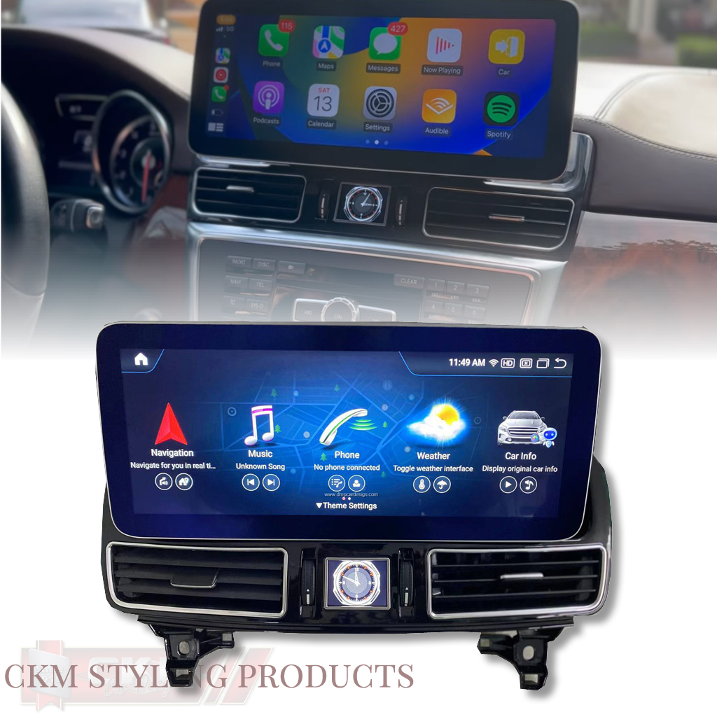 1. w166 Comand 12.3" Android Big touchscreen W166