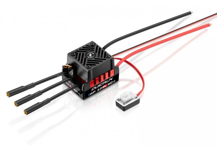 Hobbywing QuicRun WP 10BL60 G2 Sensorlöst Fartreglage 2-3S Bil 1/10 - 2