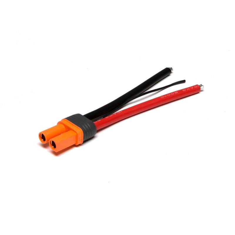 Spektrum Connector: IC5 Battery with 4inch Wires, 10 AWG
