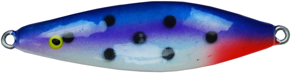 This small spoon lure is an immensely popular lure for rainbow trout and other introduced fish. Casting far, rainbow