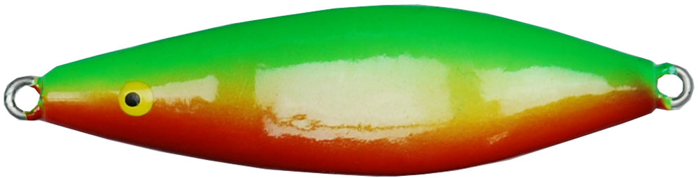 This small spoon lure is an immensely popular lure for rainbow trout and other introduced fish. Throwing far, parrot