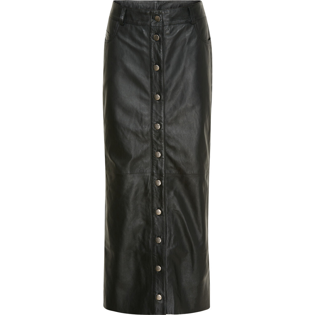 Kjol - LONG LEATHER SKIRT