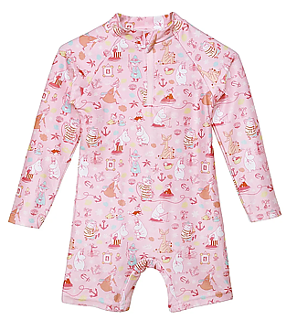 Moomin by the creek swimsuit  pink