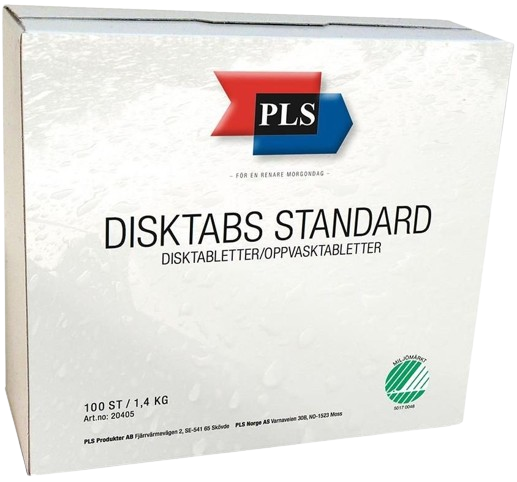 Maskindiskmedel PLS Standard Tablett 1,4kg