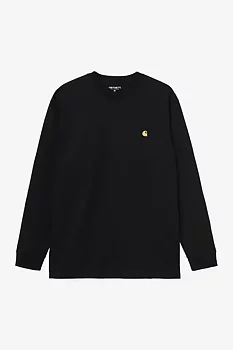 Carhartt WIP Chase Long Sleeve T-Shirt Black/Gold