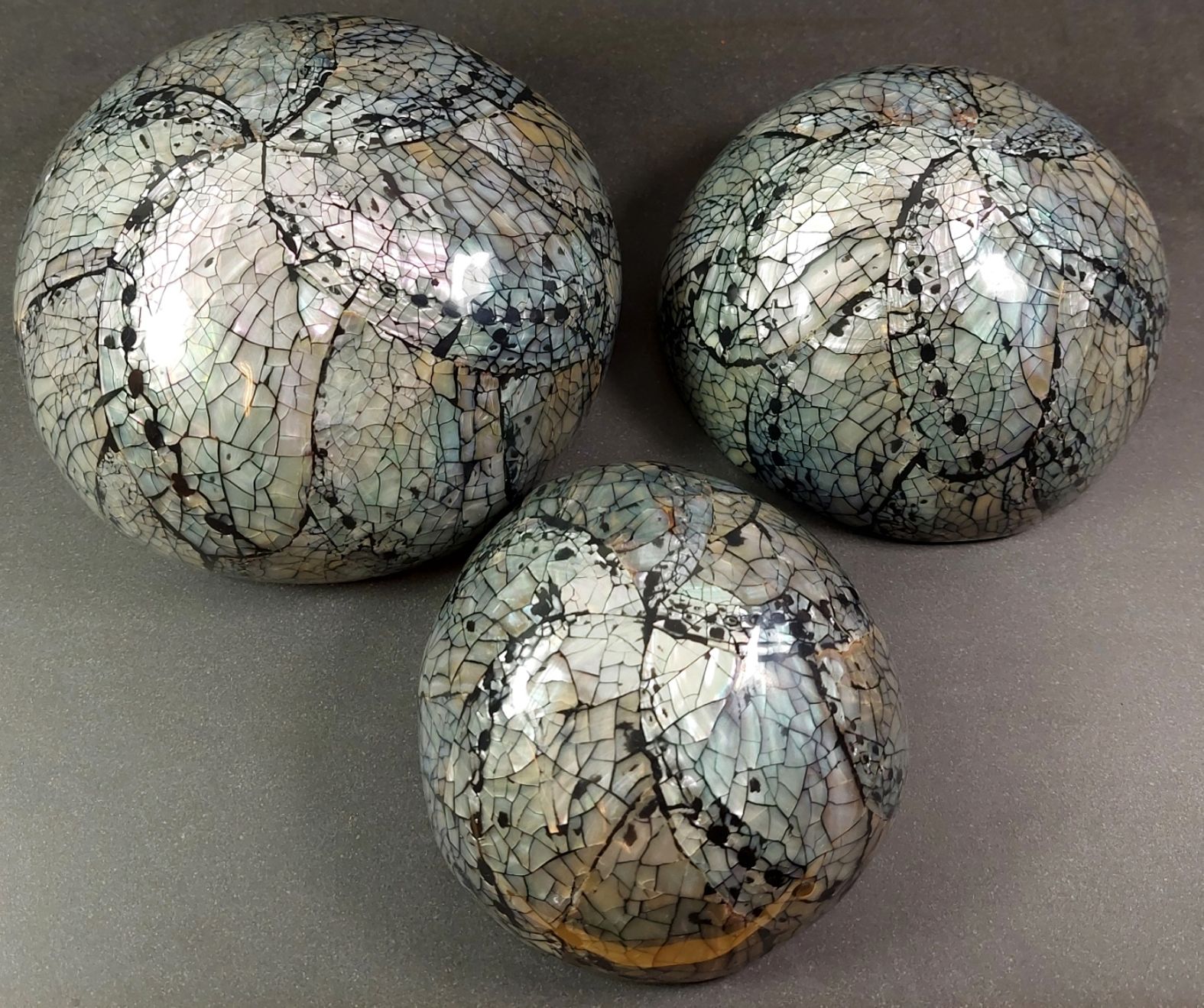 Skål av Kokosskal med Paua Snäckskal - 3