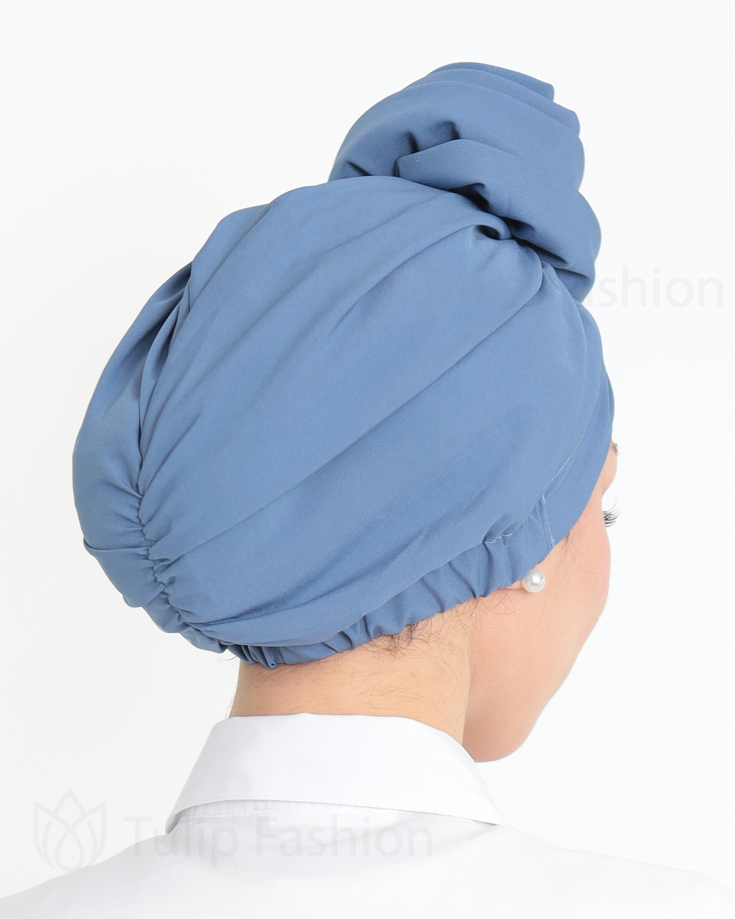Turban - Ela - Royal Blå - 4