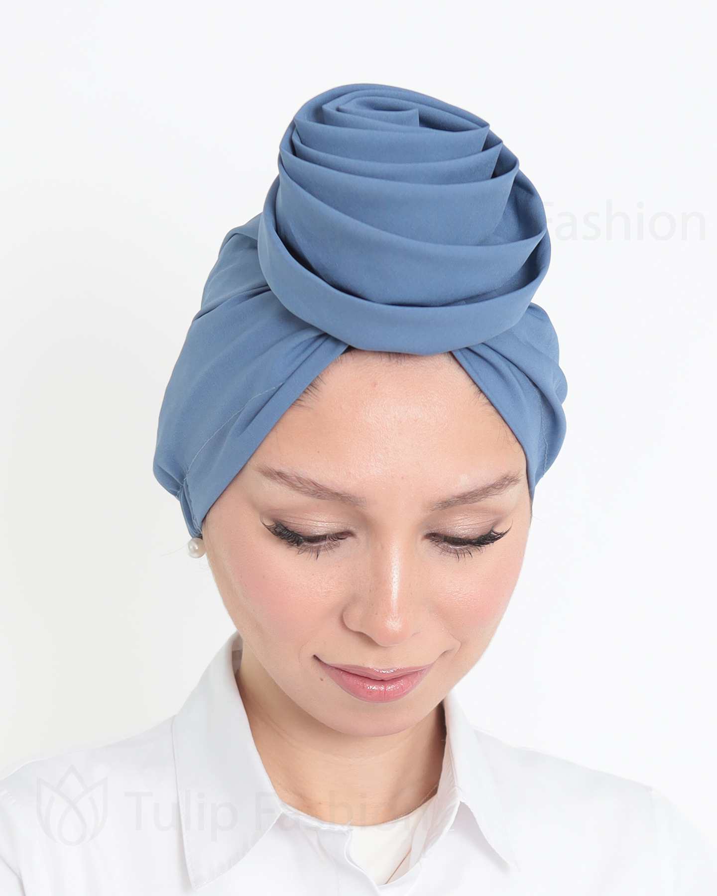 Turban - Ela - Royal Blå - 2