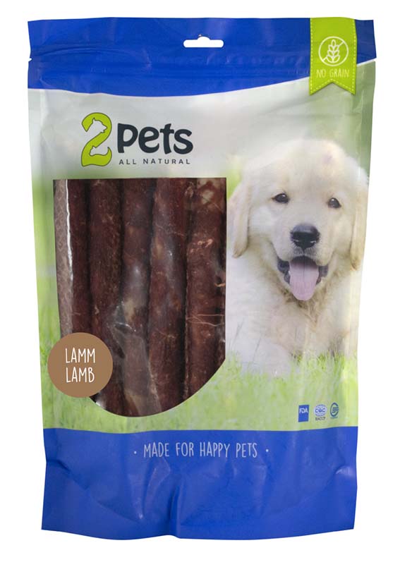 Tuggrulle med lamm 28cm, 12-pack