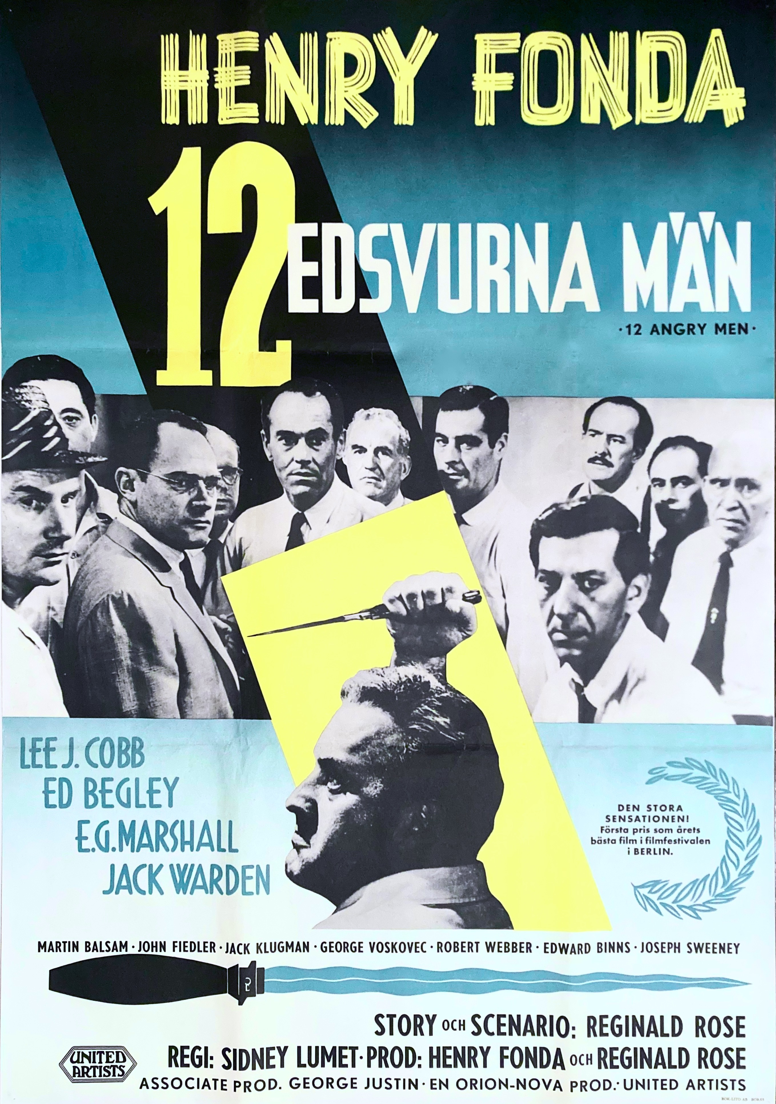 12 EDSVURNA MÄN (1957) - 2