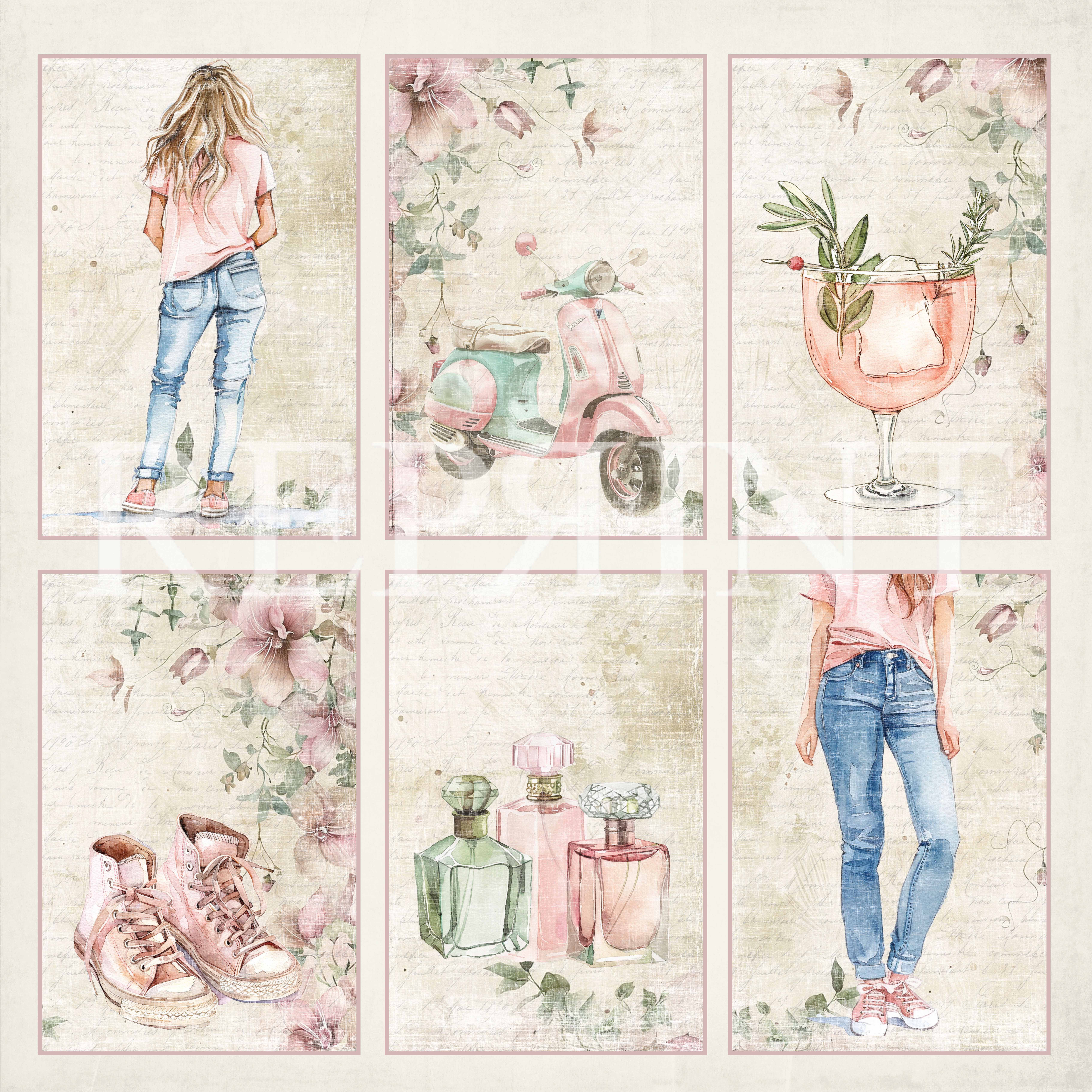 Paperpack Reprint - Girly Collection Paperpack - 12x12 - 8