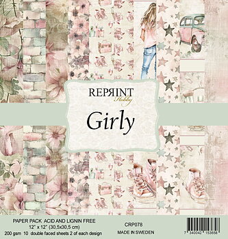 Paperpack Reprint - Girly Collection Paperpack - 12x12