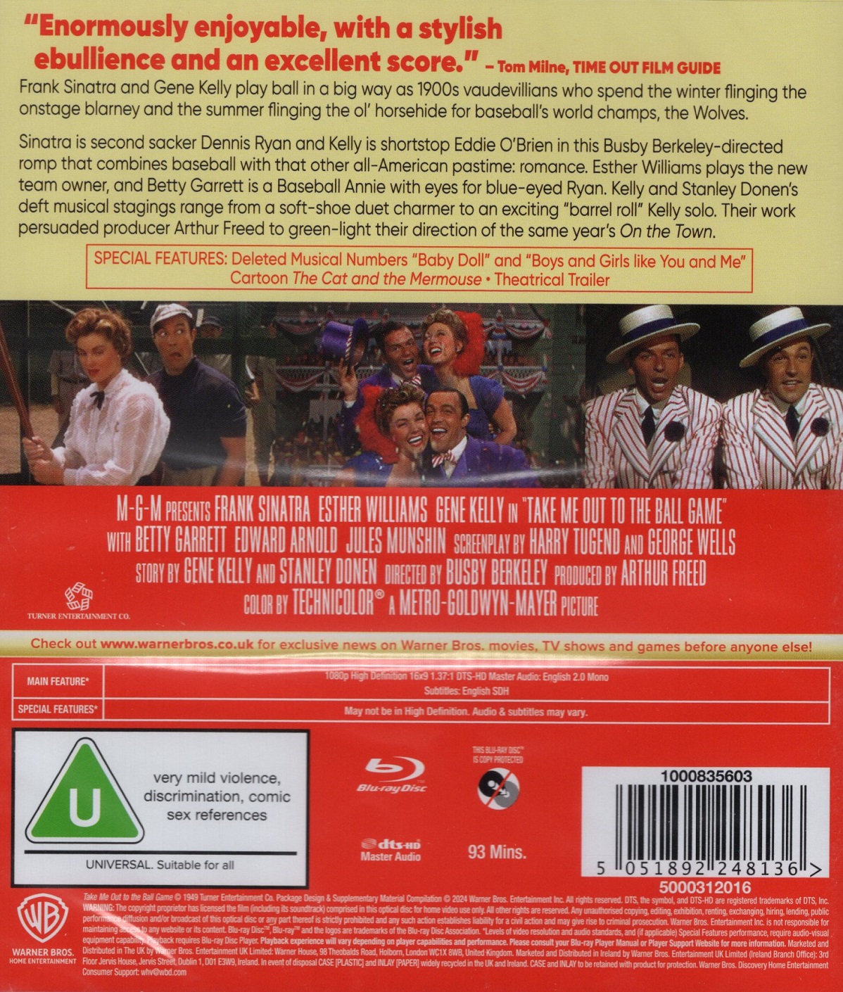 Take Me Out To the Ball Game (ej svensk text) (Blu-Ray) - 2