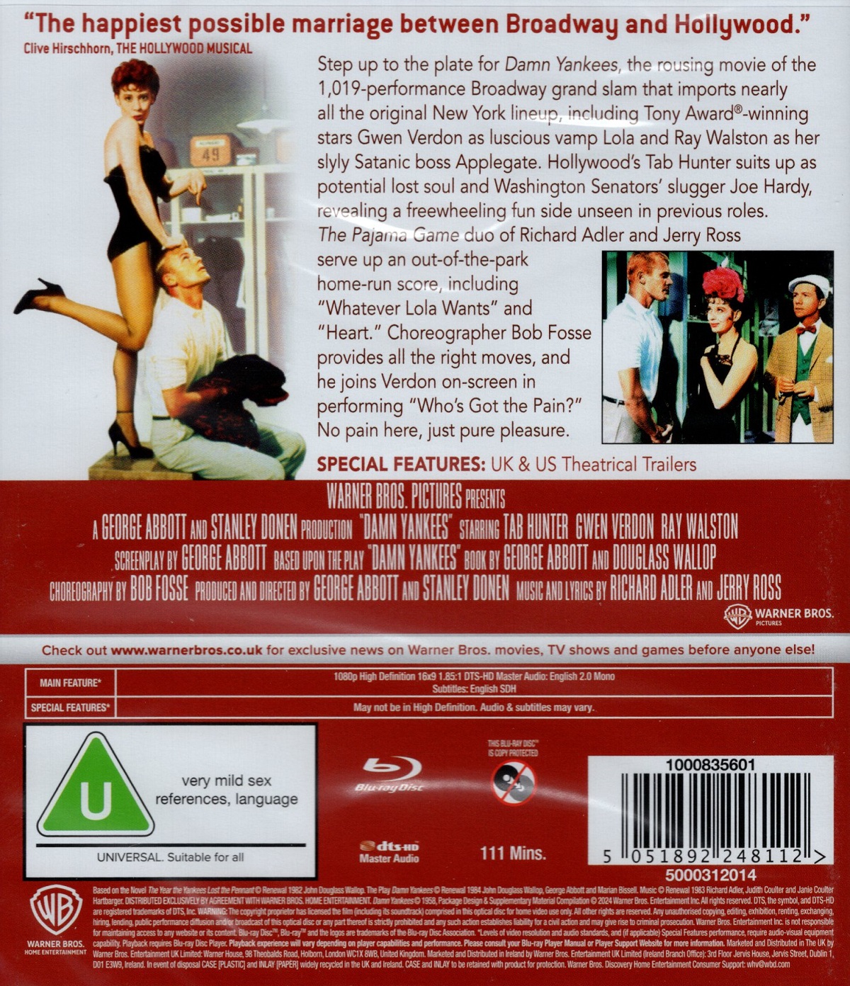 Damn Yankees (ej svensk text) (Blu-ray) - 2
