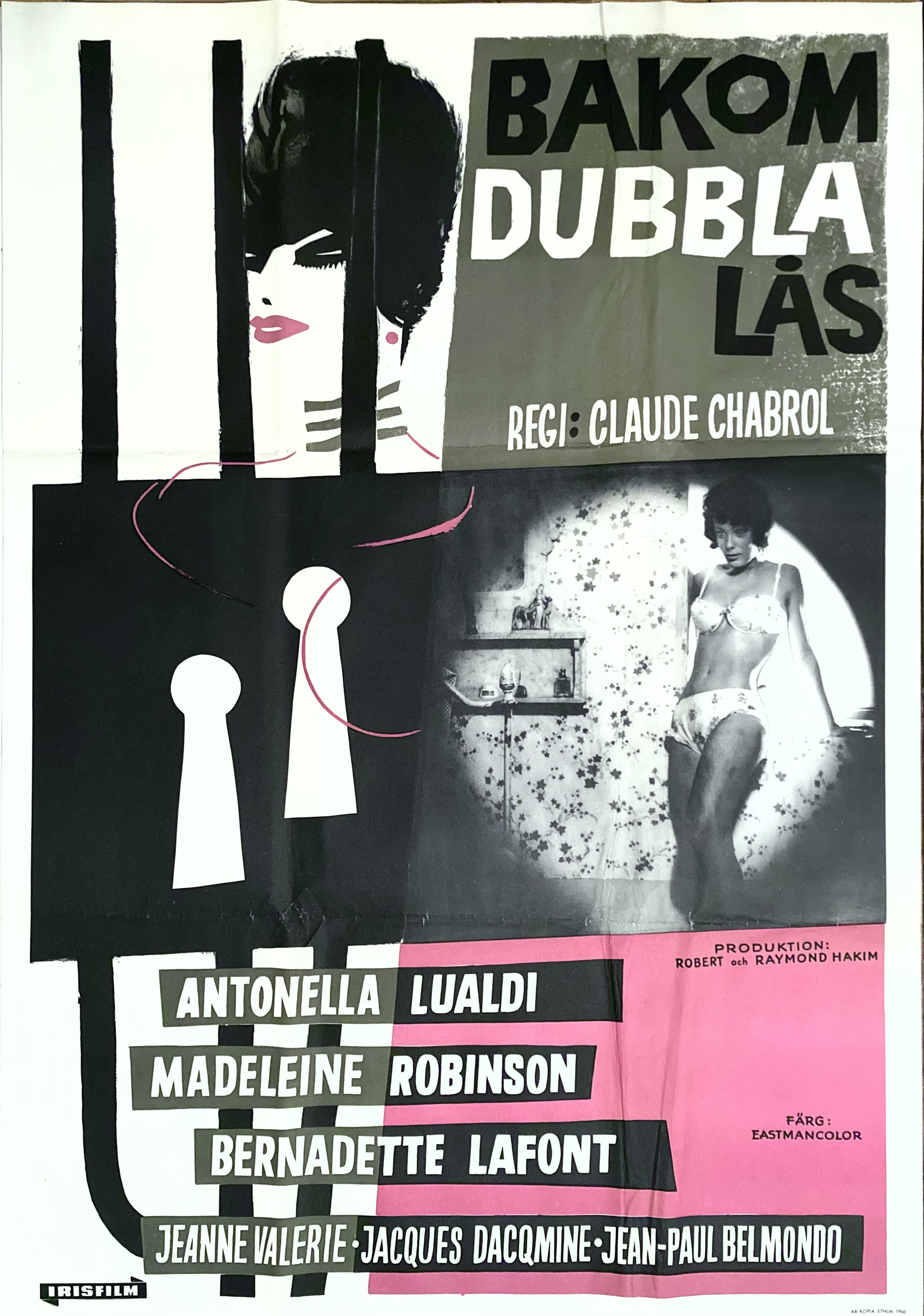 BAKOM DUBBLA LÅS (1959)
