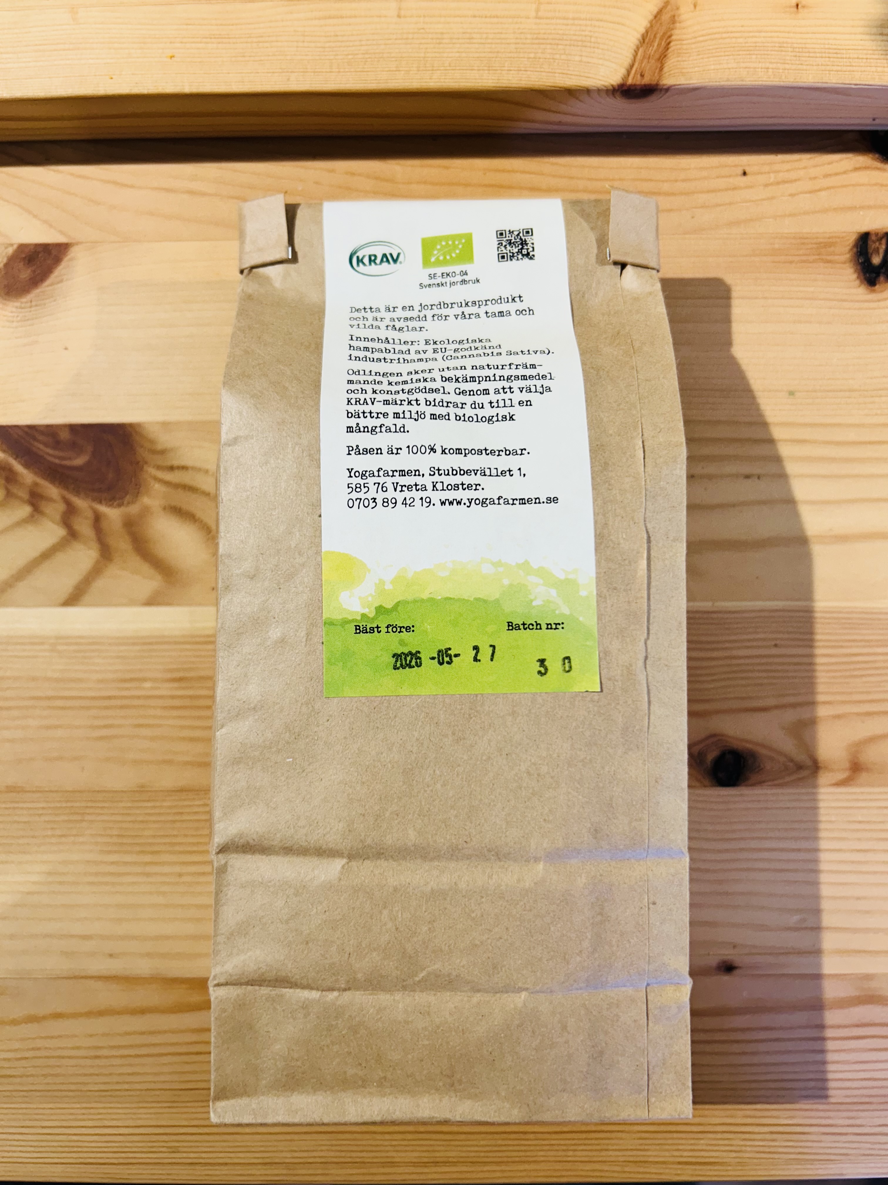 Hampablad 50 g - 2