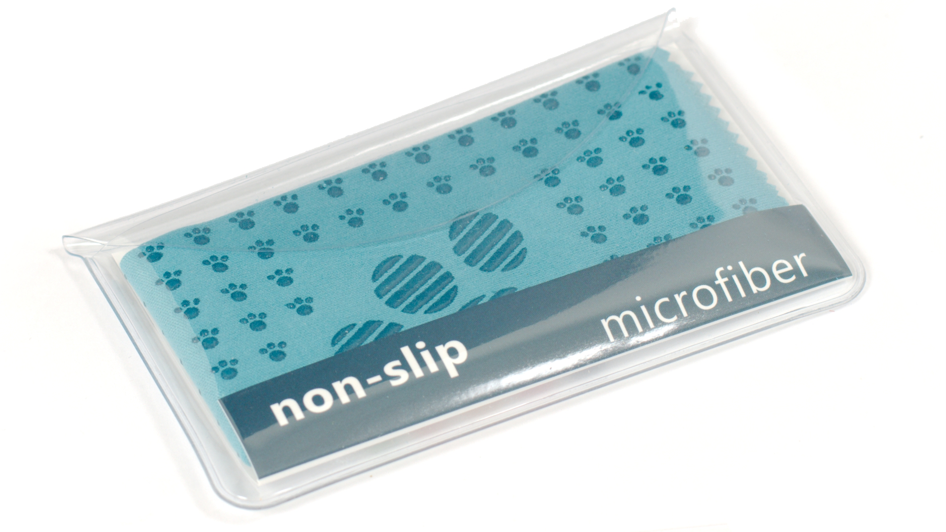 Microfiberduk med grepp i plastficka - 10