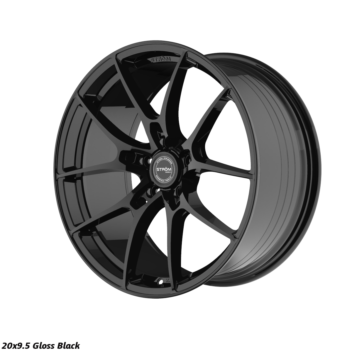 Ström Wheels STR-F1 20x9,5 ET38 5x112 Gloss Black