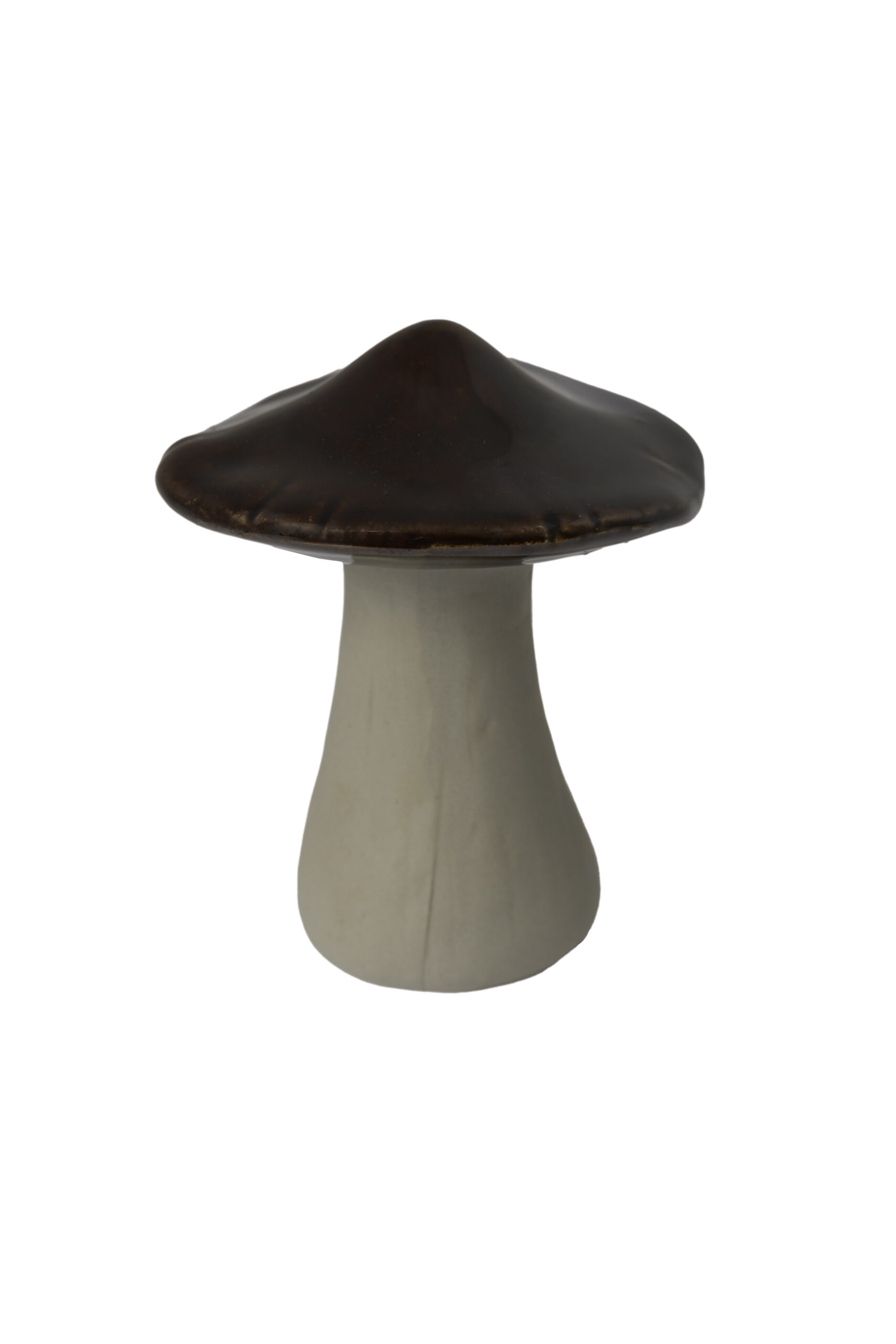 Skogsby Mushroom - Ceramic - Brown - 8x10 cm - 3