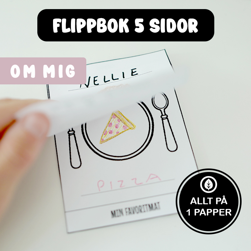 Flippbok - Om mig pyssel