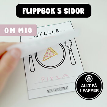 Flippbok - Om mig pyssel