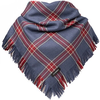 Wollschal Denim Graphit Large