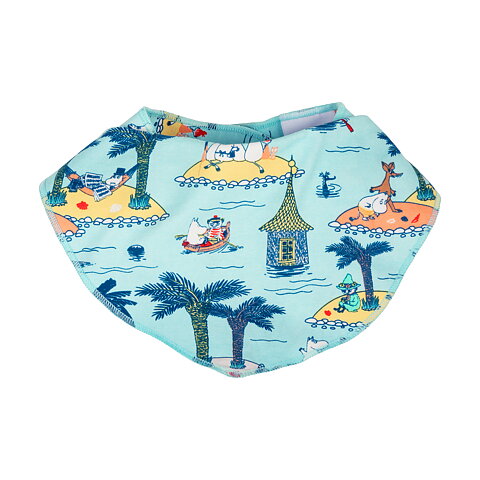 Moomin holiday bib blue