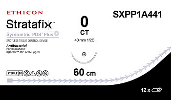 Stratafix symmetric PDS Plus 0,  SXPP1A441, CT needle 60 cm purple