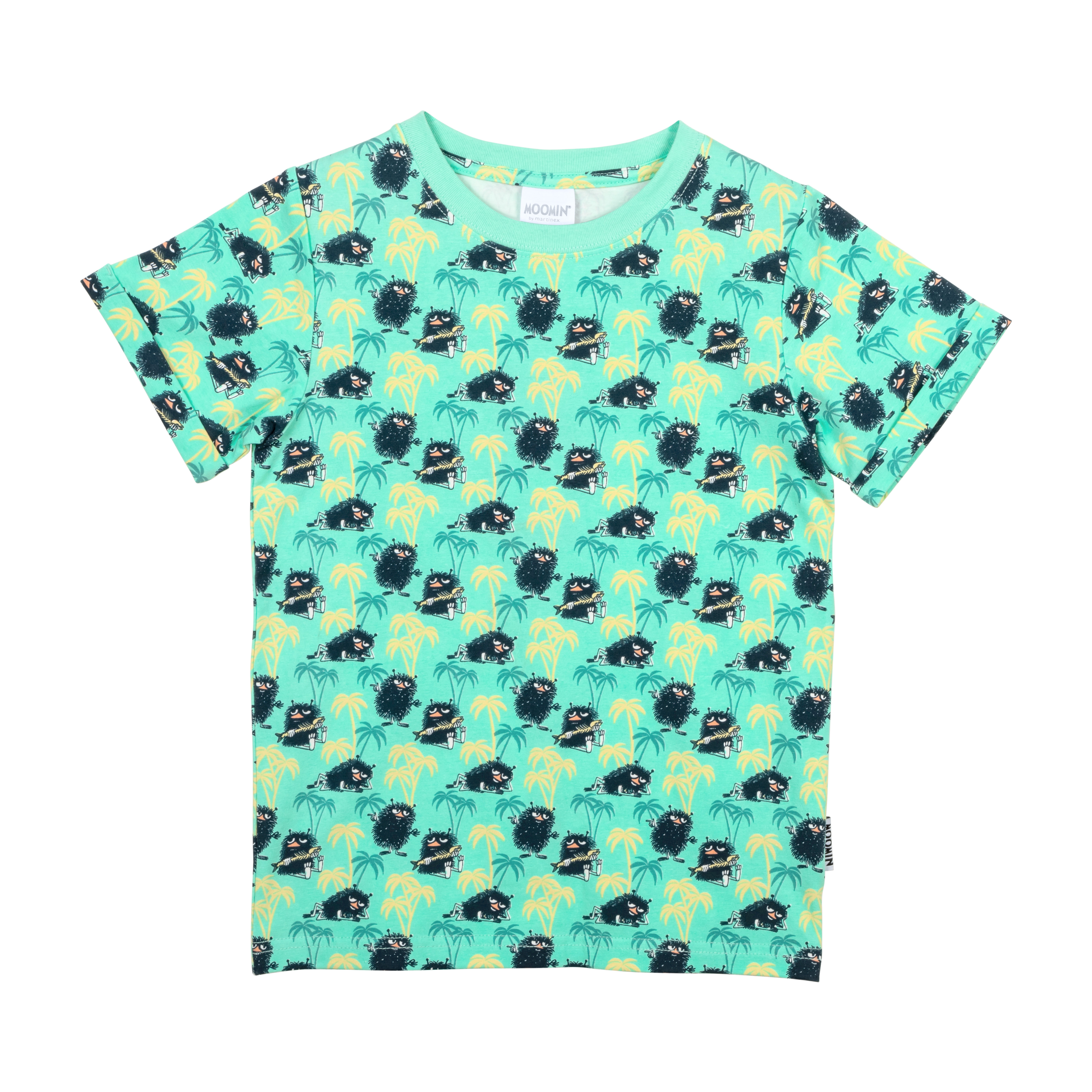 Mumin palm T-shirt mint