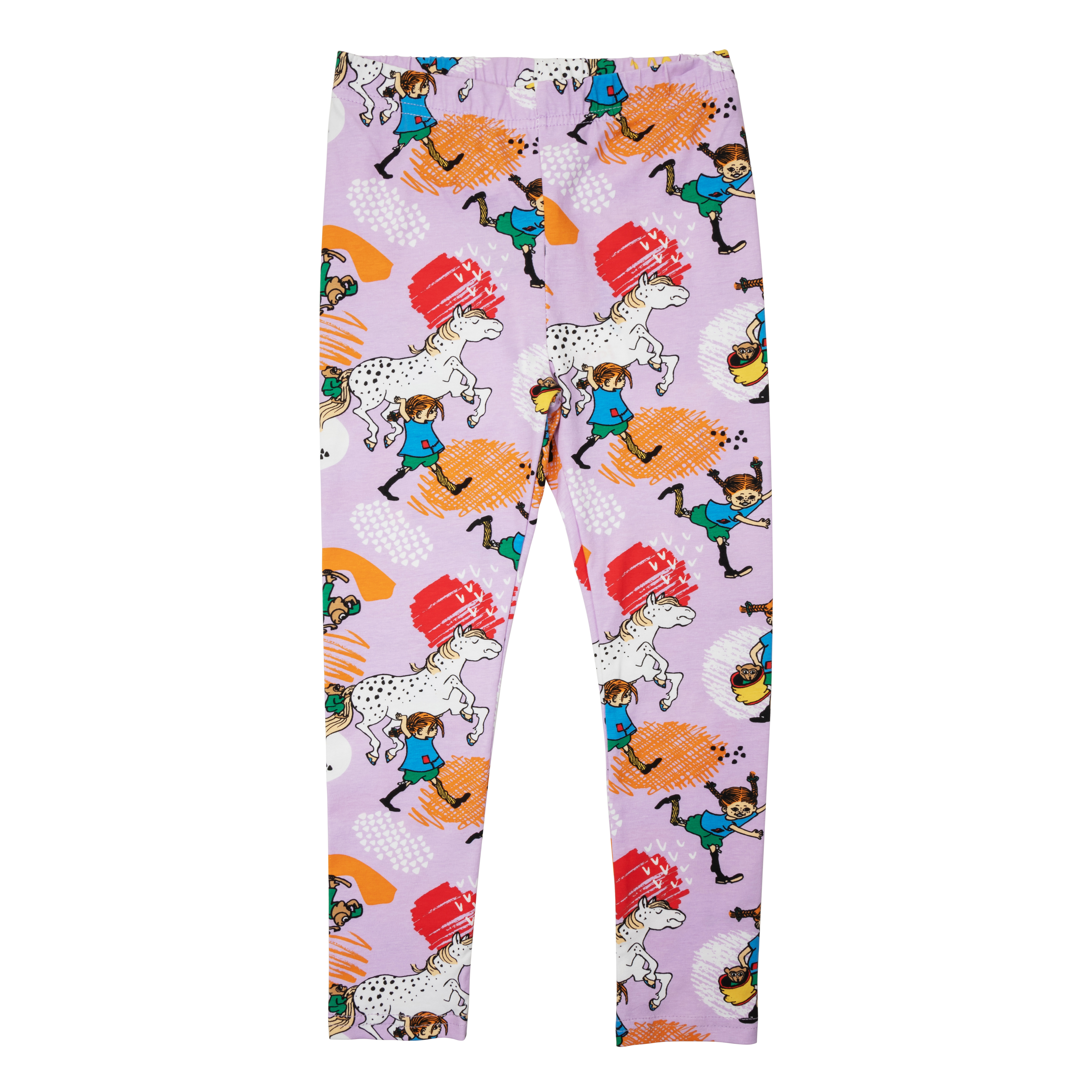 Pippi glad leggings lila