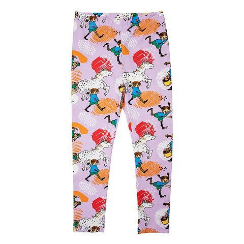Pippi happy leggings purple