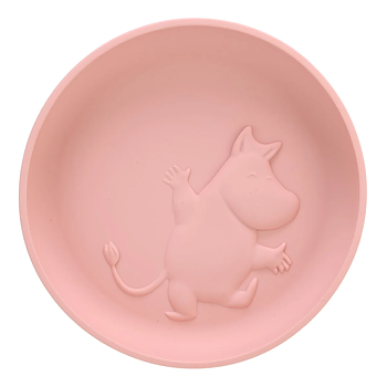 Rätt Start Tallrik Silikon Rosa - Mumin