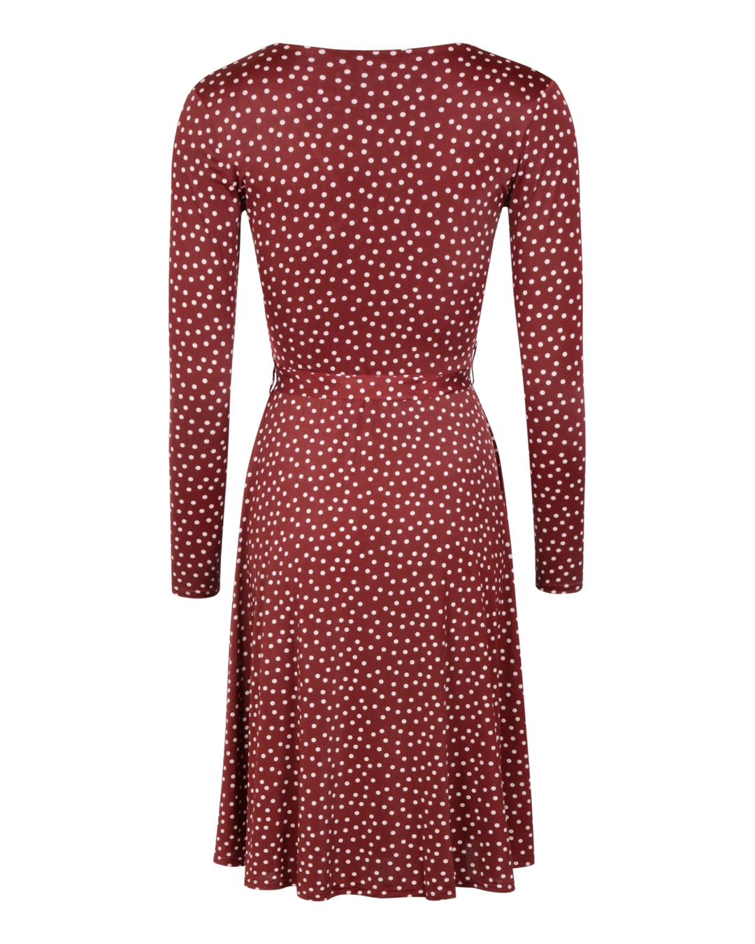 Klänning Marguerite burgundy dot - 8